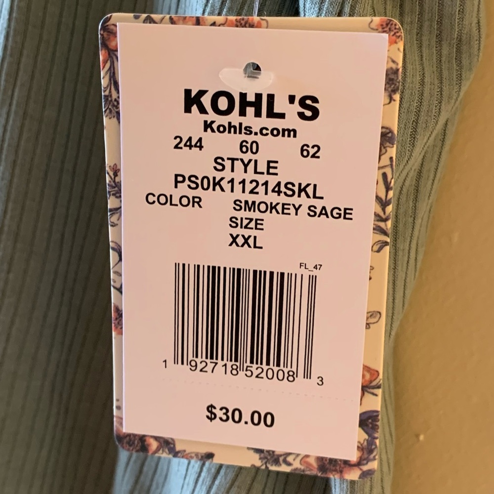Pink Republic | Smokey Sage Knotted Top | XXL - Picture 6 of 7